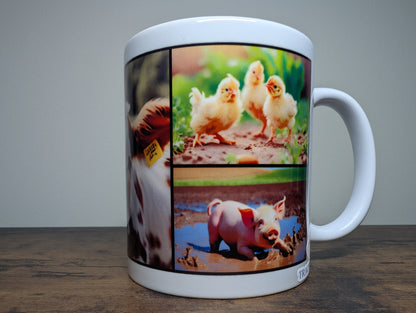 Farmhouse Babies - 11oz Baby Cow, Chicken, Goat, Duck, Pig Mug