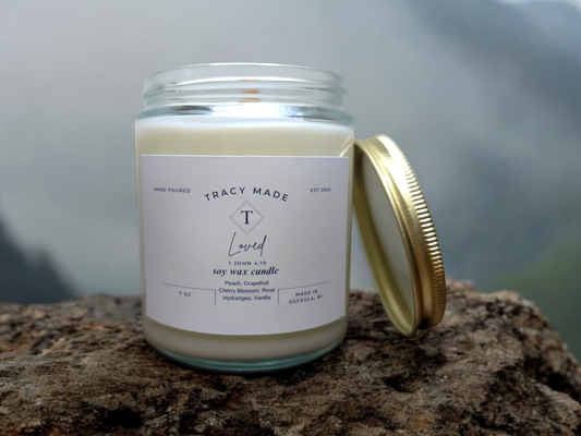 Loved - Soy Wax Candle 7oz