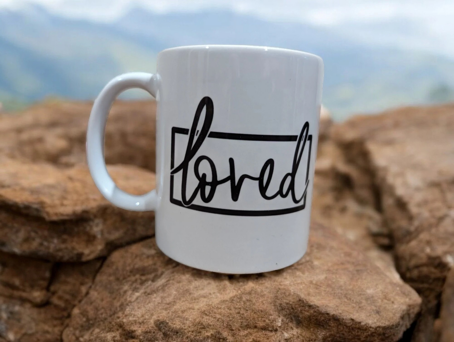 Loved Mug - 11oz Romans 5:8