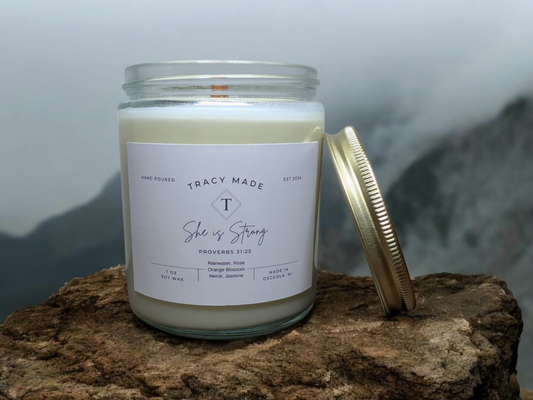 She is Strong - Soy Wax Candle 7oz