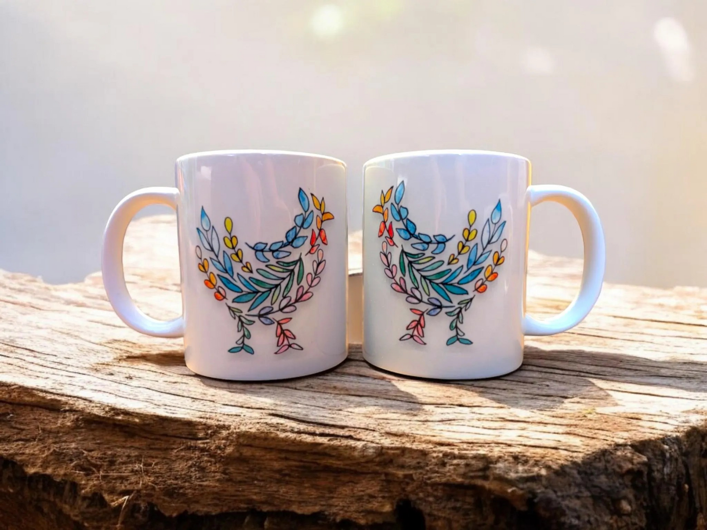 Spring Hen - 11oz Double Sided Chicken Coffee Mug