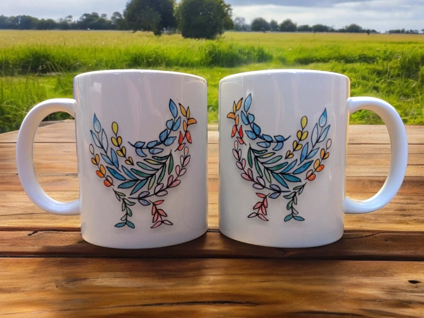 Spring Hen - 11oz Double Sided Chicken Coffee Mug